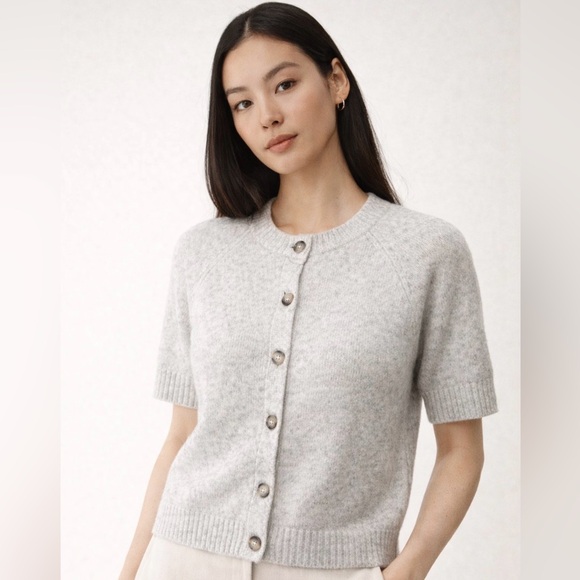 Universal Thread Sweaters - 🤍 Universal Thread Cozy Short Sleeve Knit Cardigan – 1X NWT 🤍